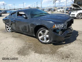 2013 Dodge Charger RT Plus with VIN 2C3CDXCT6DH666589, listed as a Copart auction lot 51391685 with 152,254 mi miles and Salvage Title. Bid and sale history available at carsss.com. Image 4.