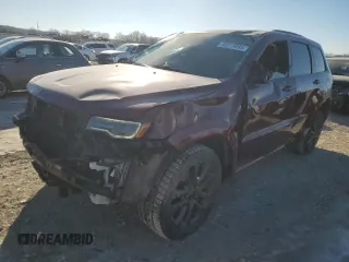 2018 Jeep Grand Cherokee High Altitude z VIN 1C4RJFCG9JC476134, wystawiony jako Copart lot #88919085 z przebiegiem 124 980 mil mil oraz Szkoda całkowita • Salvage title. Historia ofert i sprzedaży dostępna na DreamBid. Obrazek 1.