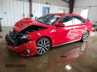 2013 Volkswagen Jetta GLI Autobahn with VIN 3VW4T7AJ7DM452701, listed as a Copart auction lot 61626095 with 96,464 mi miles and Salvage title. Bid and sale history available at DreamBid. Image 1.