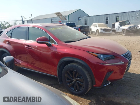 2020 Lexus NX 300h with VIN JTJGJRDZ6L2140536, listed as a IAAI auction lot 42591125 with 49,770 mi miles and . Bid and sale history available at DreamBid. Image 14.
