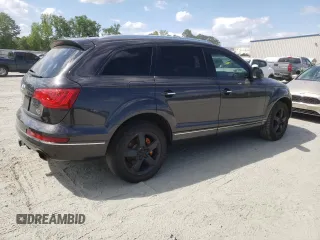 2015 Audi Q7 Premium Plus with VIN WA1LGAFEXFD019247, listed as a Copart auction lot 56063245 with 183,825 mi miles and Clean Title. Bid and sale history available at DreamBid. Image 3.