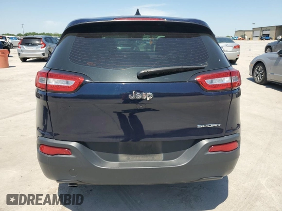 2016 Jeep Cherokee Altitude with VIN 1C4PJLAB2GW116661, listed as a Copart auction lot 53243165 with 94,708 mi miles and Salvage title. Bid and sale history available at DreamBid. Image 6.