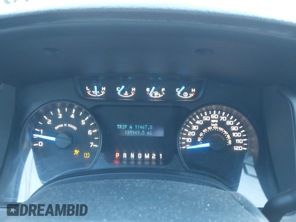 2013 Ford F-150 XL with VIN 1FTFX1EF6DFA07921, listed as a IAAI auction lot 41464223 with 139,949 mi miles and . Bid and sale history available at DreamBid. Image 7.