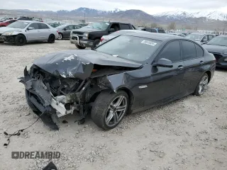 2015 BMW 5 Series 528i with VIN WBA5A5C59FD513589, listed as a Copart auction lot 50835895 with Not provided miles and Salvage title. Bid and sale history available at DreamBid. Image 1.