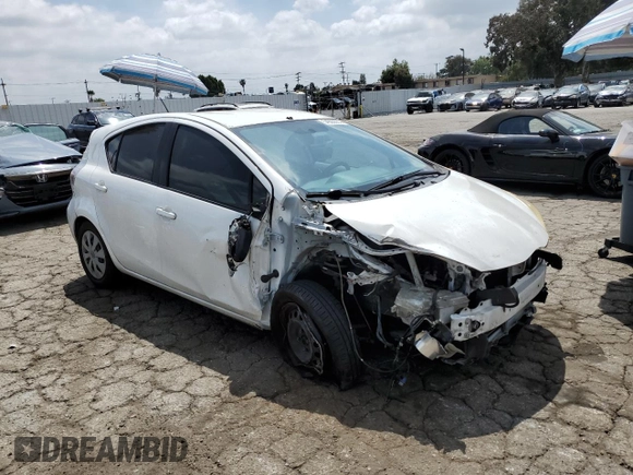 2012 Toyota Prius One with VIN JTDKDTB3XC1015531, listed as a Copart auction lot 54593835 with 186,487 mi miles and Salvage Title. Bid and sale history available at DreamBid. Image 4.