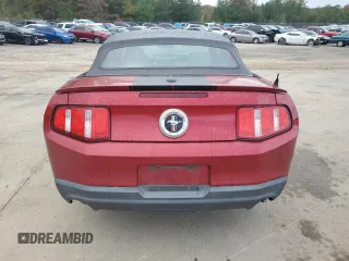 2011 Ford Mustang V6 with VIN 1ZVBP8EM8B5126401, listed as a Copart auction lot 82474674 with 170,384 mi miles and Salvage Title. Bid and sale history available at carsss.com. Image 6.
