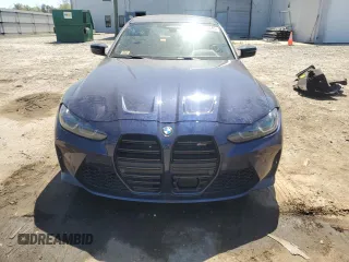 2022 BMW M3 Competition xDrive with VIN WBS43AY05NFL68593, listed as a Copart auction lot 53489645 with 44,039 mi miles and Salvage title. Bid and sale history available at DreamBid. Image 5.
