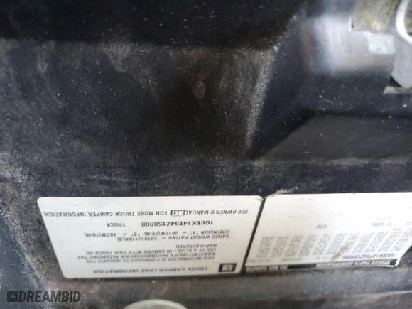 2004 Chevrolet Silverado 1500 Z71 with VIN 1GCEK14T94Z158008, listed as a Copart auction lot 48787905 with 139,435 mi miles and Salvage Title. Bid and sale history available at carsss.com. Image 14.