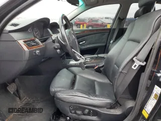 2008 BMW 5 Series 528i with VIN WBANU53588CT03677, listed as a Copart auction lot 49956525 with 183,194 mi miles and Salvage Title. Bid and sale history available at carsss.com. Image 7.