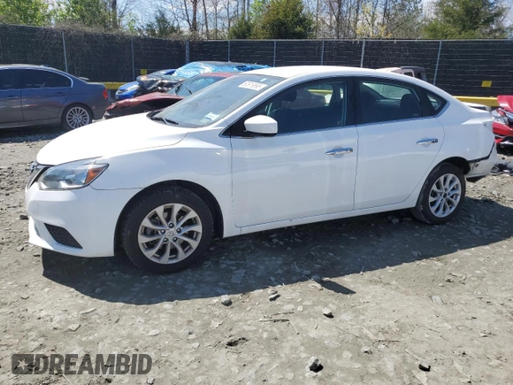 2019 Nissan Sentra S with VIN 3N1AB7APXKY315421, listed as a Copart auction lot 50919995 with 110,291 mi miles and Salvage Title. Bid and sale history available at carsss.com. Image 1.