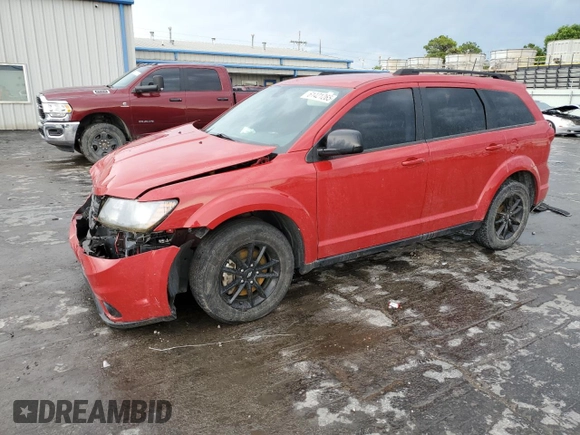 2019 Dodge Journey SE with VIN 3C4PDCBB1KT872339, listed as a Copart auction lot 61421265 with 77,157 mi miles and Salvage title. Bid and sale history available at DreamBid. Image 1.