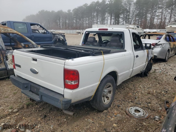 2007 Ford Ranger XL with VIN 1FTYR10D87PA00895, listed as a Copart auction lot 85802824 with 0 mi miles and Salvage Title. Bid and sale history available at carsss.com. Image 3.