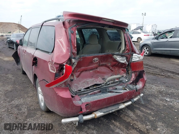 2014 Toyota Sienna LE AAS with VIN 5TDKK3DC3ES411177, listed as a IAAI auction lot 41650472 with 25,000 mi miles. Bid and sale history available at carsss.com. Image 19.