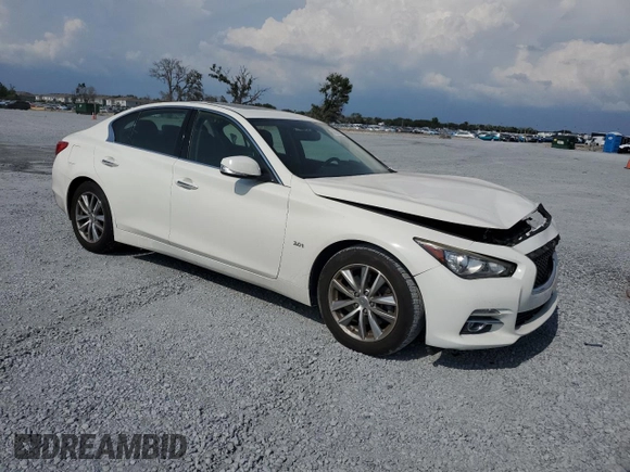 2017 Infiniti Q50 Premium z VIN JN1EV7AP0HM742479, wystawiony jako Copart lot #56358265 z przebiegiem 80 911 mil mil oraz Szkoda całkowita • Salvage title. Historia ofert i sprzedaży dostępna na DreamBid. Obrazek 4.