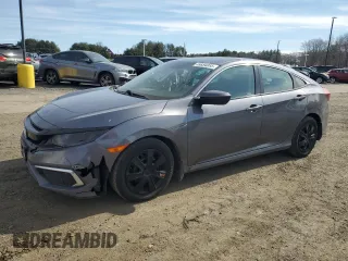 2019 Honda Civic Sedan LX with VIN 2HGFC2F63KH575718, listed as a Copart auction lot 48684855 with 144,491 mi miles and Clean Title. Bid and sale history available at carsss.com. Image 1.