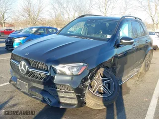 2022 Mercedes-Benz GLE with VIN 4JGFB4KB7NA750390, listed as a IAAI auction lot 41748827 with 90,567 mi miles. Bid and sale history available at carsss.com. Image 2.