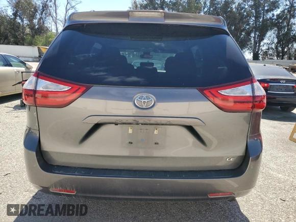2018 Toyota Sienna LE Auto Access Seat with VIN 5TDKZ3DCXJS939496, listed as a Copart auction lot 51694385 with 109,722 mi miles and Salvage Title. Bid and sale history available at carsss.com. Image 6.