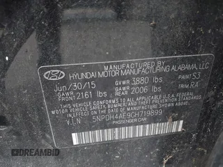2016 Hyundai Elantra SE z VIN 5NPDH4AE9GH719899, wystawiony jako IAAI lot #42430799 z przebiegiem 150 231 mil mil oraz . Historia ofert i sprzedaży dostępna na DreamBid. Obrazek 9.