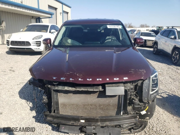 2022 Kia Telluride LX with VIN 5XYP2DHC4NG238403, listed as a Copart auction lot 47356145 with 62,786 mi miles and Salvage Title. Bid and sale history available at carsss.com. Image 5.