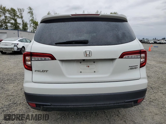 2021 Honda Pilot Special Edition with VIN 5FNYF6H29MB062742, listed as a Copart auction lot 54957435 with 66,915 mi miles and Salvage Title. Bid and sale history available at DreamBid. Image 6.