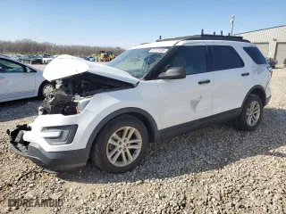 2016 Ford Explorer with VIN 1FM5K7B81GGA29256, listed as a Copart auction lot 43151035 with 0 mi miles and Salvage Title. Bid and sale history available at carsss.com. Image 1.