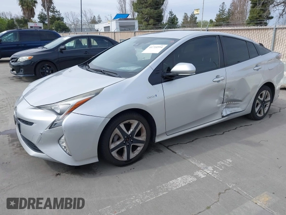 2016 Toyota Prius Four with VIN JTDKARFU9G3008336, listed as a IAAI auction lot 41710594 with 224,479 mi miles and . Bid and sale history available at DreamBid. Image 2.
