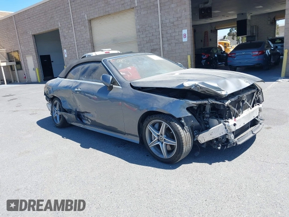 2018 Mercedes-Benz E 400 with VIN WDD1K6FB7JF042020, listed as a IAAI auction lot 42022041 with 69,859 mi miles and . Bid and sale history available at DreamBid. Image 1.