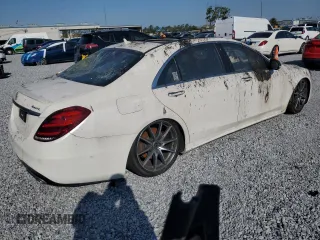 2018 Mercedes-Benz S 560 with VIN WDDUG8GB3JA406262, listed as a Copart auction lot 50542265 with Not Provided miles and Salvage Title. Bid and sale history available at carsss.com. Image 3.