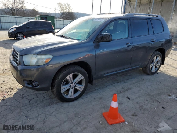 2010 Toyota Highlander Sport with VIN 5TDEK3EH6AS005394, listed as a Copart auction lot 41862085 with 196,299 mi miles and Salvage Title. Bid and sale history available at carsss.com. Image 1.