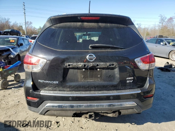 2016 Nissan Pathfinder S with VIN 5N1AR2MM5GC622732, listed as a Copart auction lot 49073495 with 108,028 mi miles and Non repairable. Bid and sale history available at DreamBid. Image 6.