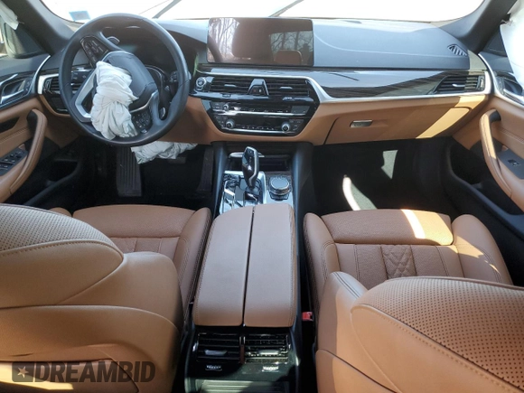 2023 BMW 5 Series 530i xDrive z VIN WBA13BJ04PCM79437, wystawiony jako Copart lot #46671715 z przebiegiem Nie podano mil oraz Szkoda całkowita • Salvage title. Historia ofert i sprzedaży dostępna na DreamBid. Obrazek 8.