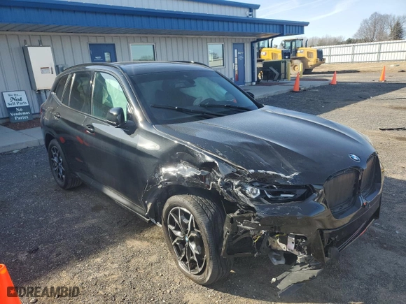 2024 BMW X3 xDrive30i with VIN 5UX53DP02R9T64423, listed as a Copart auction lot 48703405 with 24,017 mi miles and Salvage Title. Bid and sale history available at carsss.com. Image 4.