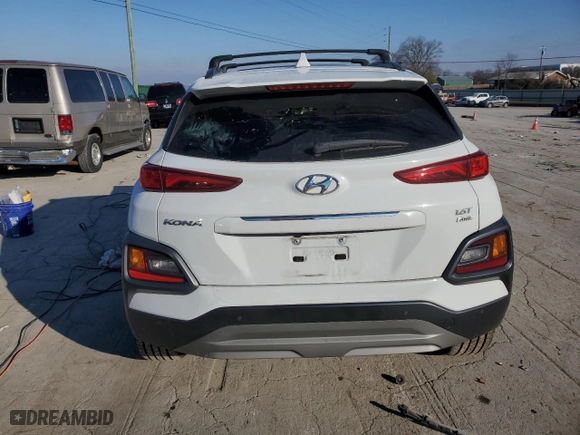 2021 Hyundai Kona Ultimate with VIN KM8K5CA57MU634082, listed as a Copart auction lot 88089035 with 94,263 mi miles and Salvage Title. Bid and sale history available at carsss.com. Image 6.