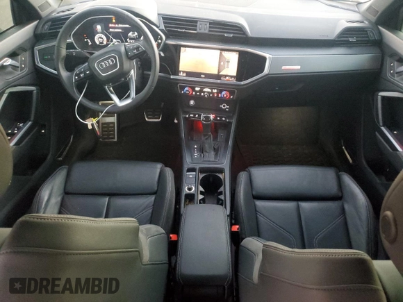 2020 Audi Q3 S line Prestige with VIN WA1FECF35L1035740, listed as a Copart auction lot 77837304 with 119,243 mi miles and Salvage Title. Bid and sale history available at carsss.com. Image 8.