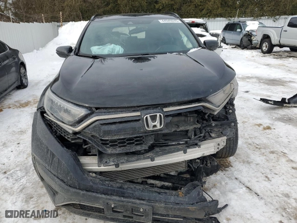 2021 Honda CR-V Touring with VIN 2HKRW2H91MH218218, listed as a Copart auction lot 44949245 with 44,488 mi miles and Salvage Title. Bid and sale history available at carsss.com. Image 5.