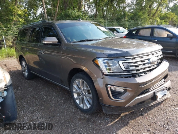 2018 Ford Expedition Max Limited with VIN 1FMJK2AT3JEA54055, listed as a IAAI auction lot 39986303 with 93,227 mi miles and . Bid and sale history available at DreamBid. Image 1.