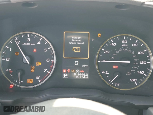 2024 Subaru Crosstrek Special Sports with VIN 4S4GUHF61R3721531, listed as a Copart auction lot 60377715 with 19,174 mi miles and Salvage title. Bid and sale history available at DreamBid. Image 9.
