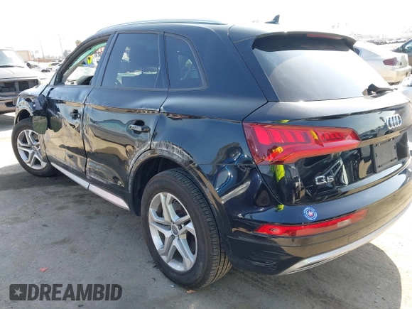 2018 Audi Q5 Premium with VIN WA1ANAFY7J2232619, listed as a IAAI auction lot 42087878 with 39,535 mi miles and . Bid and sale history available at DreamBid. Image 3.