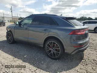 2021 Audi Q8 Prestige with VIN WA1FVAF16MD039587, listed as a Copart auction lot 56030345 with 66,976 mi miles and Salvage title. Bid and sale history available at DreamBid. Image 2.