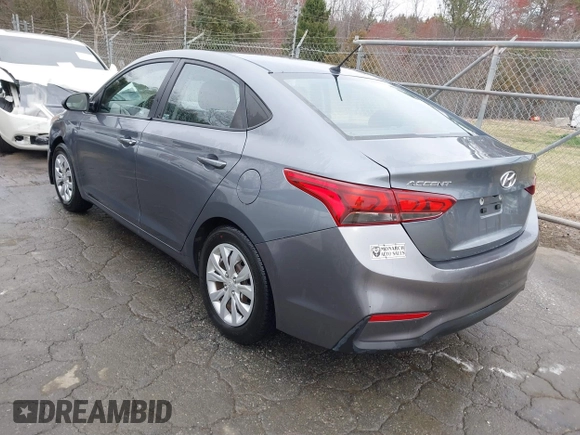 2019 Hyundai Accent SE with VIN 3KPC24A35KE063726, listed as a IAAI auction lot 41791285 with 108,470 mi miles and . Bid and sale history available at carsss.com. Image 3.