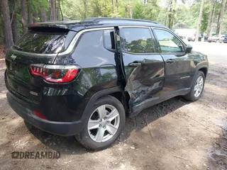 2022 Jeep Compass Latitude with VIN 3C4NJCBB5NT140011, listed as a IAAI auction lot 42487785 with 52,374 mi miles and . Bid and sale history available at DreamBid. Image 4.