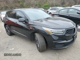 2021 Acura RDX w/A-Spec Package with VIN 5J8TC2H6XML000988, listed as a Copart auction lot 50702304 with 33,056 mi miles. Bid and sale history available at carsss.com. Image 4.