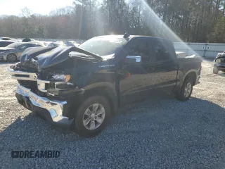 2022 Chevrolet Silverado 1500 LT with VIN 3GCPWCED4NG121580, listed as a Copart auction lot 47282425 with 93,434 mi miles and Salvage Title. Bid and sale history available at DreamBid. Image 1.