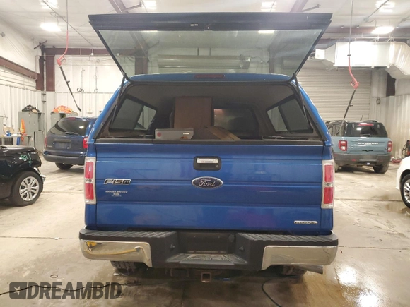 2013 Ford F-150 XL with VIN 1FTFX1EFXDKF24596, listed as a Copart auction lot 58625055 with 45,676 mi miles and Clean title. Bid and sale history available at DreamBid. Image 6.