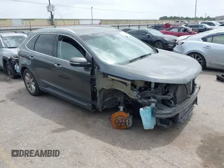 2019 Ford Edge Titanium z VIN 2FMPK3K93KBB53636, wystawiony jako IAAI lot #41945067 z przebiegiem 109 523 mil mil oraz . Historia ofert i sprzedaży dostępna na DreamBid. Obrazek 1.
