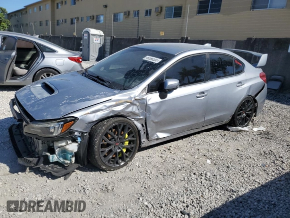 2019 Subaru WRX STI with VIN JF1VA2S60K9822026, listed as a Copart auction lot 46586535 with 52,828 mi miles and Salvage Title. Bid and sale history available at carsss.com. Image 1.