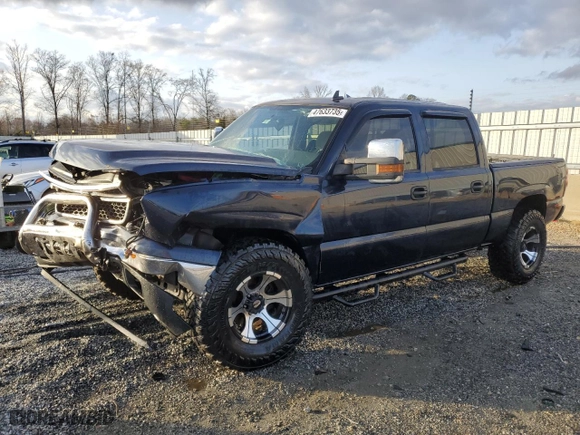 2006 Chevrolet Silverado 1500 LT1 with VIN 2GCEC13T861214806, listed as a Copart auction lot 47633735 with 168,999 mi miles and Salvage Title. Bid and sale history available at carsss.com. Image 1.