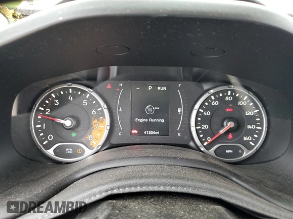 2017 Jeep Renegade Altitude z VIN ZACCJABB9HPF62841, wystawiony jako Copart lot #59734635 z przebiegiem 41 334 mil mil oraz Szkoda całkowita • Salvage title. Historia ofert i sprzedaży dostępna na DreamBid. Obrazek 9.