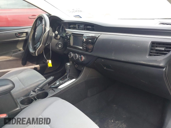 2016 Toyota Corolla L with VIN 5YFBURHE9GP380117, listed as a IAAI auction lot 42297525 with 178,592 mi miles and . Bid and sale history available at DreamBid. Image 5.