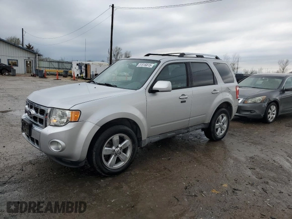 2012 Ford Escape Limited with VIN 1FMCU0E76CKA83025, listed as a Copart auction lot 51516815 with 91,433 mi miles and Salvage Title. Bid and sale history available at carsss.com. Image 1.